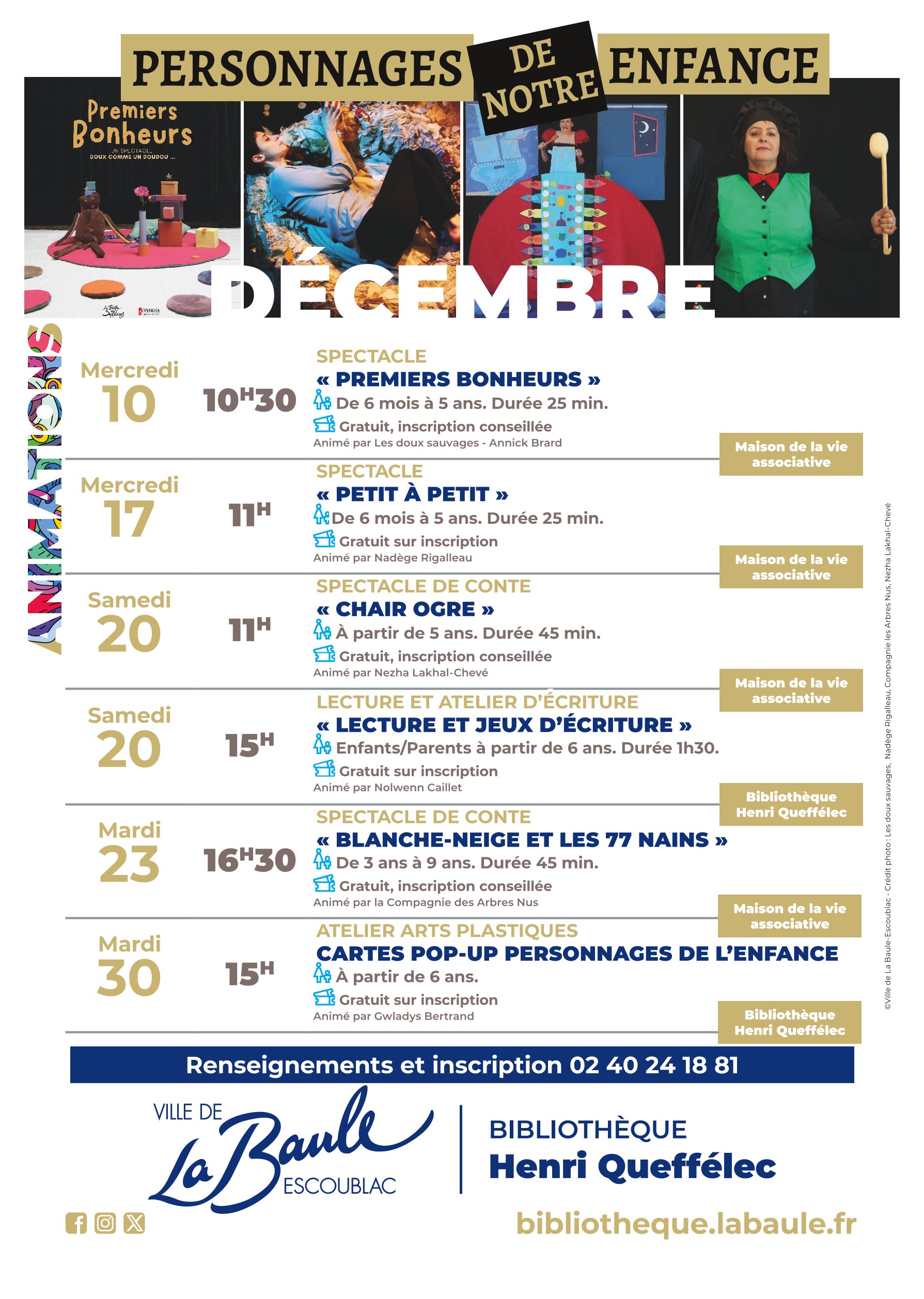 Affiche animations décembre 1